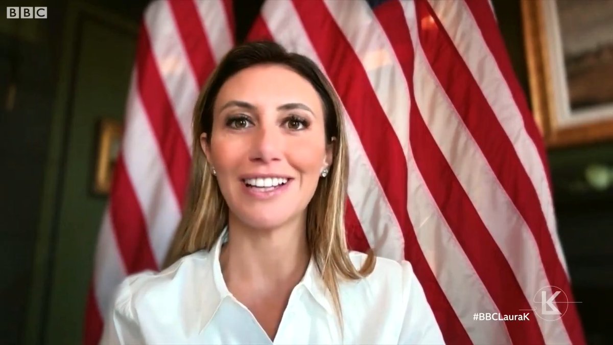 “If [Donald Trump] does end up in jail, would he run for president from a jail cell?” asks #BBCLauraK “He is running for president, nothing will change there” says one of Donald Trump’s lawyers Alina Habba