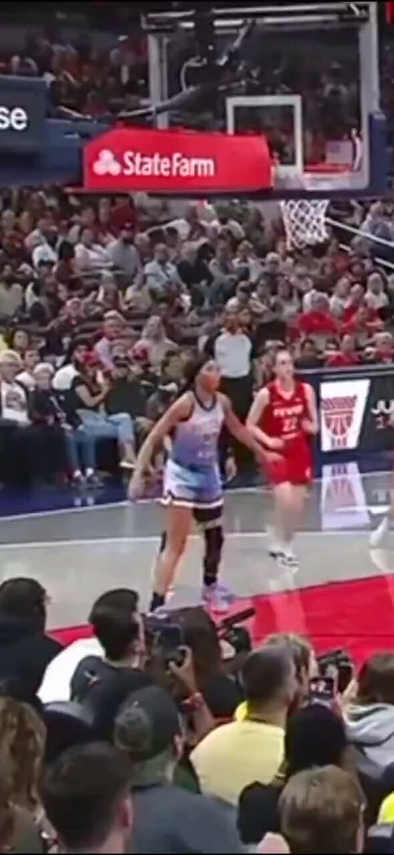 Robert Griffin III Caitlin Clark WNBA Indiana Fever What about this before the elbow to the face