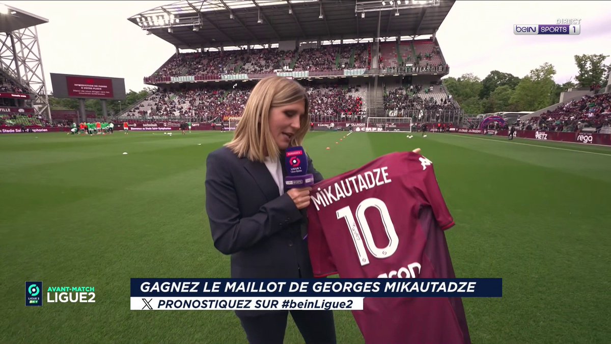 [🎁CONCOURS] ⚽️#beINLIGUE2 🔮 Donnez votre pronostic pour #FCMASSE via #beINLIGUE2 👕 Le maillot de Georges Mikautadze est à gagner ! 👉 Follow beIN SPORTS pour jouer