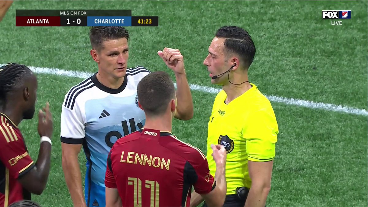 After review, this was ruled a goal for Charlotte to make it 1-1 ⚽️