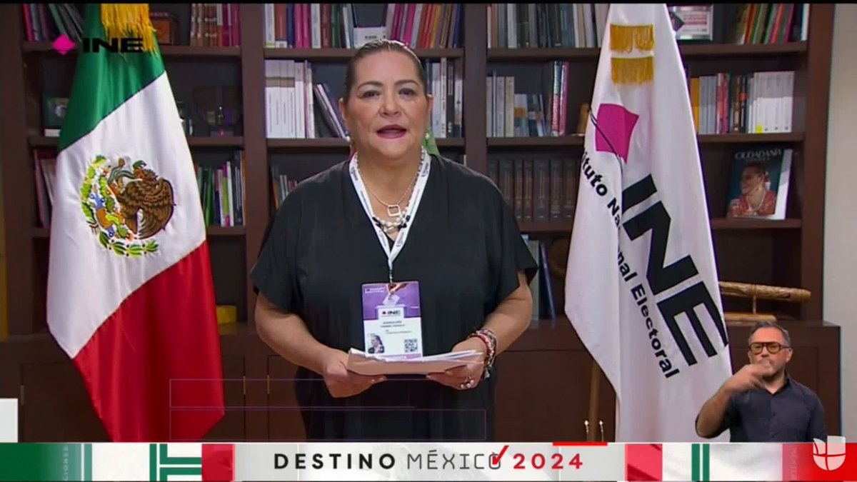 🇲🇽 Claudia Sheinbaum ha sido elegida como la primera mujer presidenta de México, según el conteo rápido anunciado por el INE. #DestinoMéxico2024