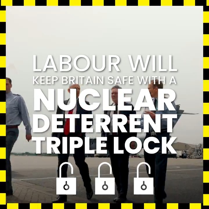 🇬🇧 Vote Labour on Thursday 4 July for a stronger, safer, more secure Britain.