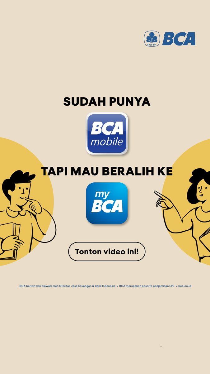 Buat pengguna BCA mobile, sudah tahu belum kalau sekarang ada aplikasi myBCA? Yuk kenali perbedaannya dan cari tahu cara memiliki myBCA. Cek info lengkapnya di