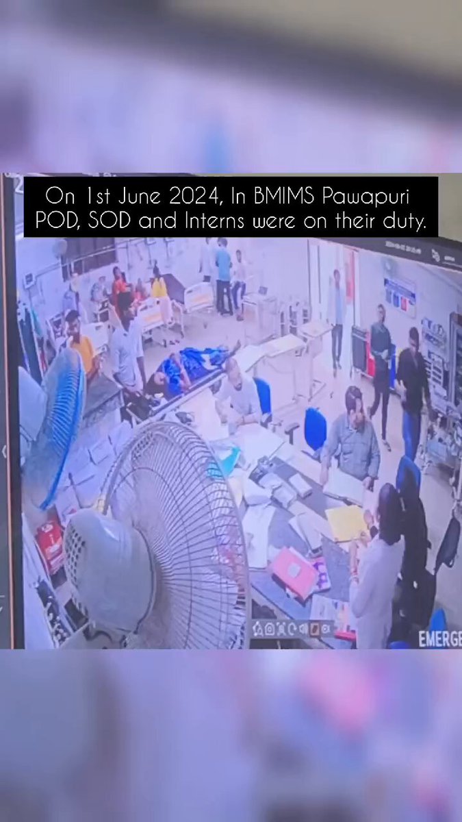 This is the condition of doctors in Bihar In BMIMS Pawapuri, a Surgeon on duty , PGs, and interns on duty were assaulted by local hooligans over a patient who was brought in dead and till now no action is taken against assaulters. Safety of doctors is a joke here !