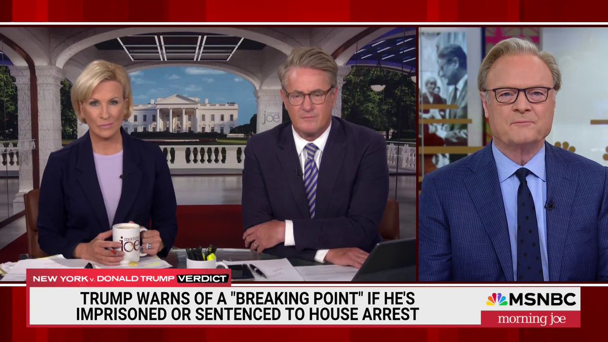 "I don't believe there is any serious threat of what Donald Trump would be hoping for." WATCH: Lawrence O'Donnell O'Donnell reacts to Trump's warning of a "breaking point" if the former president is imprisoned or under house arrest.