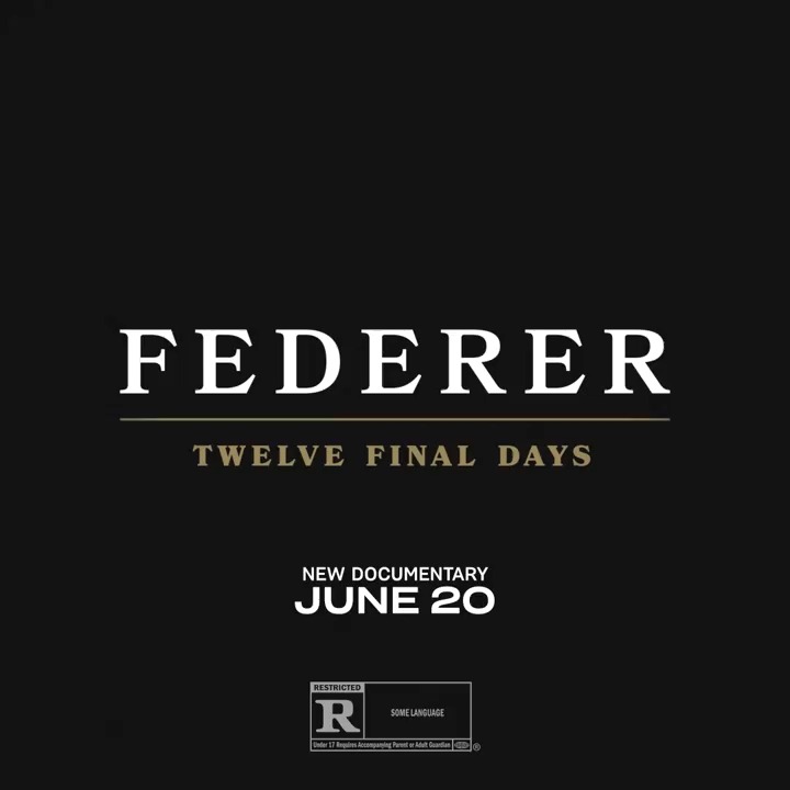 The official trailer for 'Federer: Twelve Final Days' has dropped Out June 20 on Prime Video