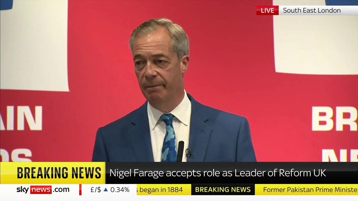 'What I intend to lead, is a political revolt." Reform will become the "voice of opposition", says leader Nigel Farage. 📺 Sky 501, Virgin 602, Freeview 233 and YouTube