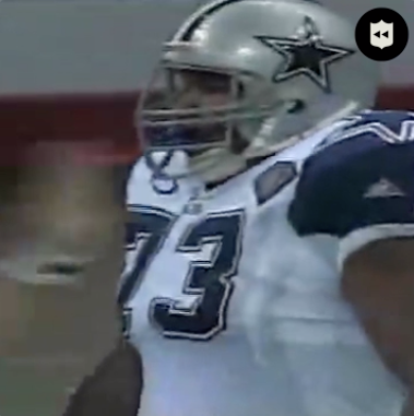 Dallas Cowboys Damn, RIP. Still remember when he chased down Darion Conner to prevent a pick-6. Big man could move.