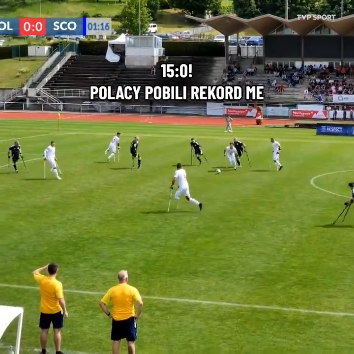 𝐏𝐎𝐋𝐒𝐊𝐀 𝐀𝐌𝐏 𝐅𝐔𝐓𝐁𝐎𝐋𝐄𝐌 𝐒𝐓𝐎𝐈❗🇵🇱 Reprezentacja Polski pobiła rekord mistrzostw Europy wygrywając aż 15:0 ze Szkocją 👏