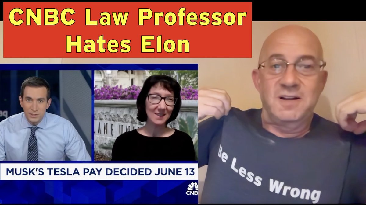 Law Professor Ann Lipton tells CNBC that she hates Elon Musk and doesn't think he should get paid anything from Tesla.