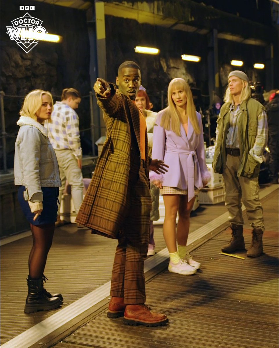 Return to Finetime with the cast and crew of DOT AND BUBBLE! 🎬 #DoctorWho