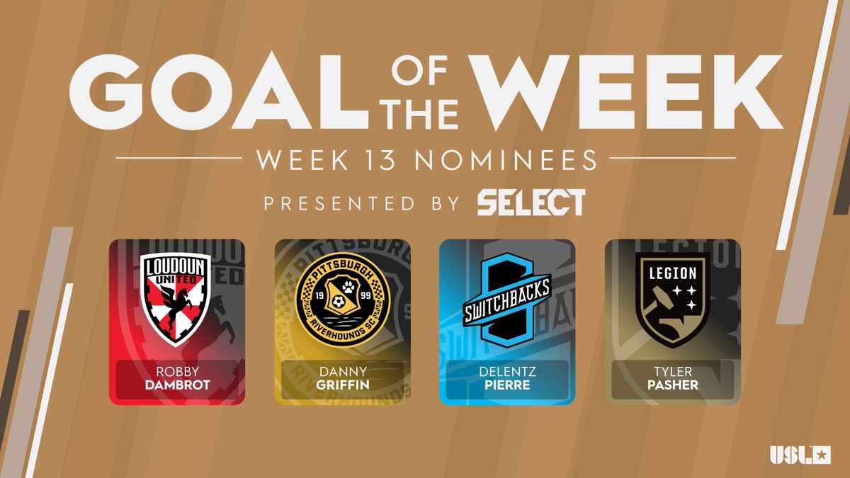 Mondays are for 𝗚𝗼𝗹𝗮𝘇𝗼𝘀. Make sure you vote for your Goal of the Week, presented by Select Sport America! 🗳️