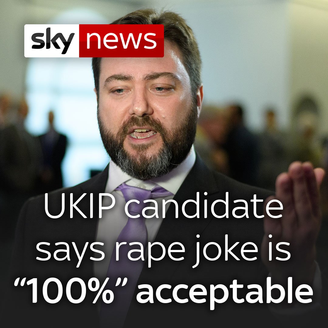 “So it’s acceptable to joke about a woman being raped?” “Yes.. 100% … deal with it” Wtf