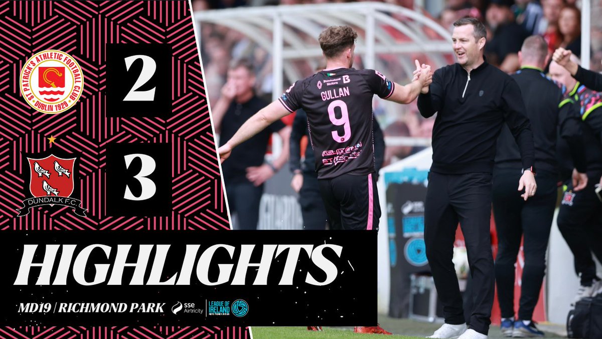 ⚽️ Round off your Bank Holiday weekend by watching the highlights from our five-goal SSE Airtricity Men's Premier Division thriller against St Patrick's Athletic at Richmond Park.