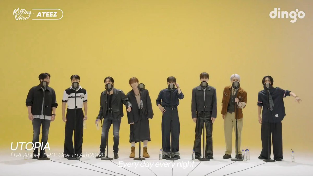[🎬] ATEEZ singing Utopia on Dingo’s Killing Voice 🔗: #ATEEZ #에이티즈 ATEEZ(에이티즈)