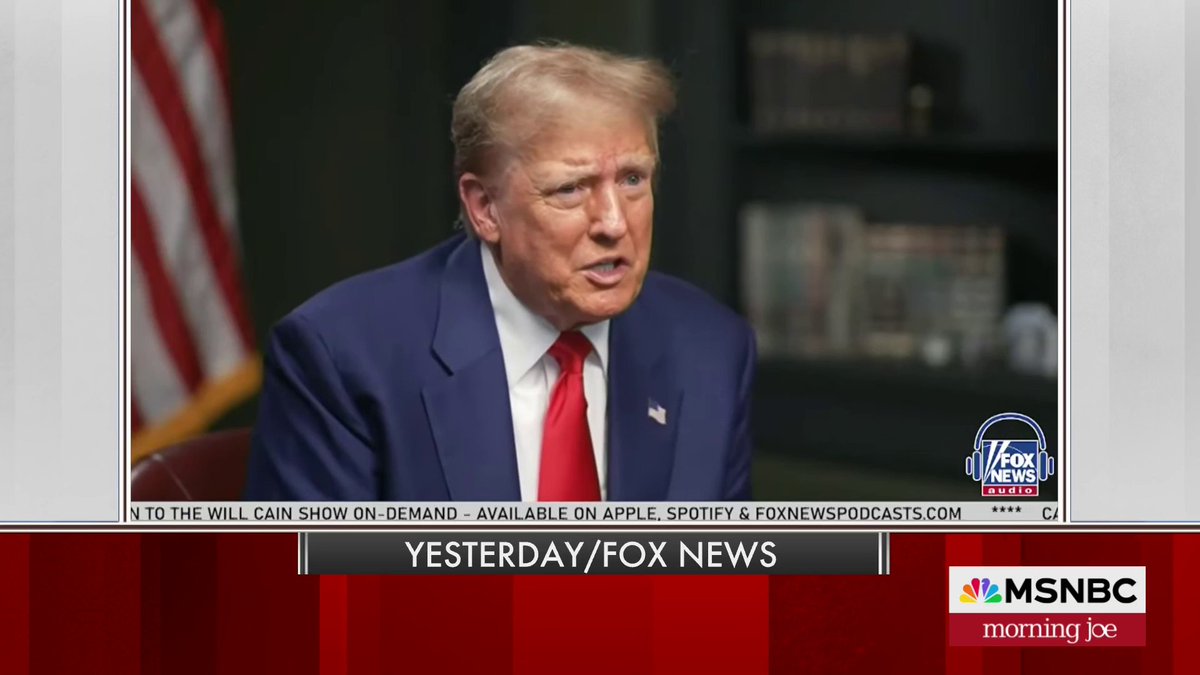 "When somebody asks you what your relationship with God is, don't go, 'Well, evangelicals vote for me and say, 'Sir, we pray for you.' Not sure where in the Sermon on the Mount Jesus said that." — JoeNBC reacts to Trump turning faith into one of his infamous "sir" stories