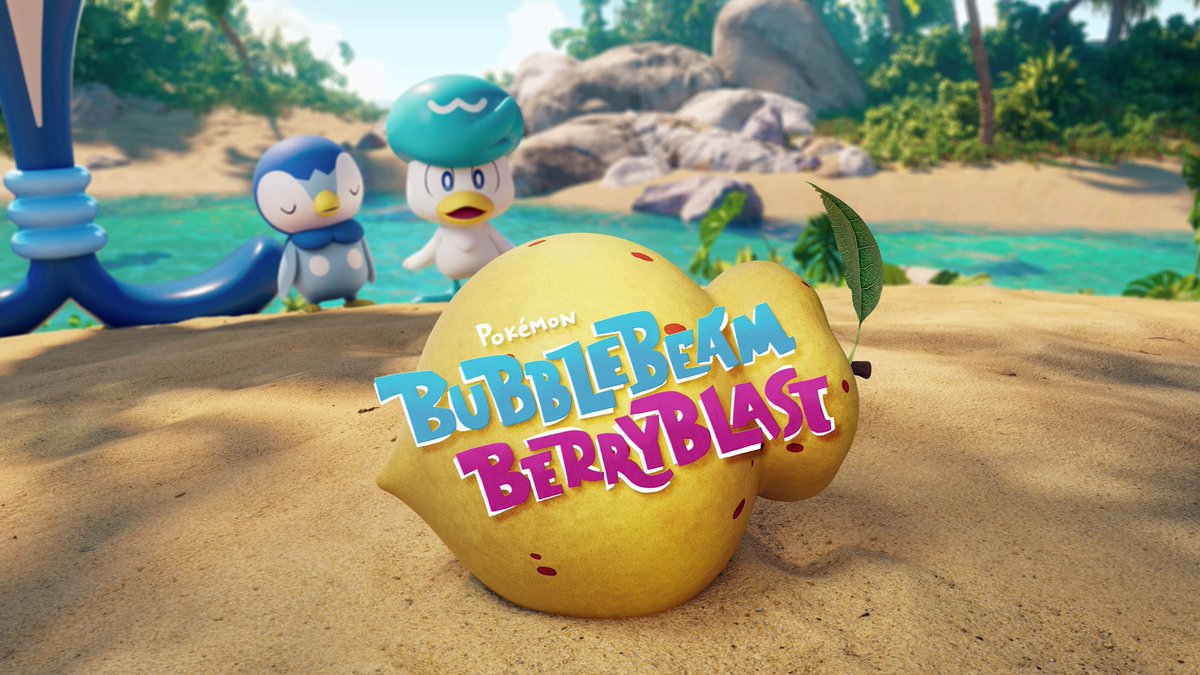 Dive into #WaterTypeMonth with Pokémon: Bubble Beam Berry Blast! 🫧 🌊
