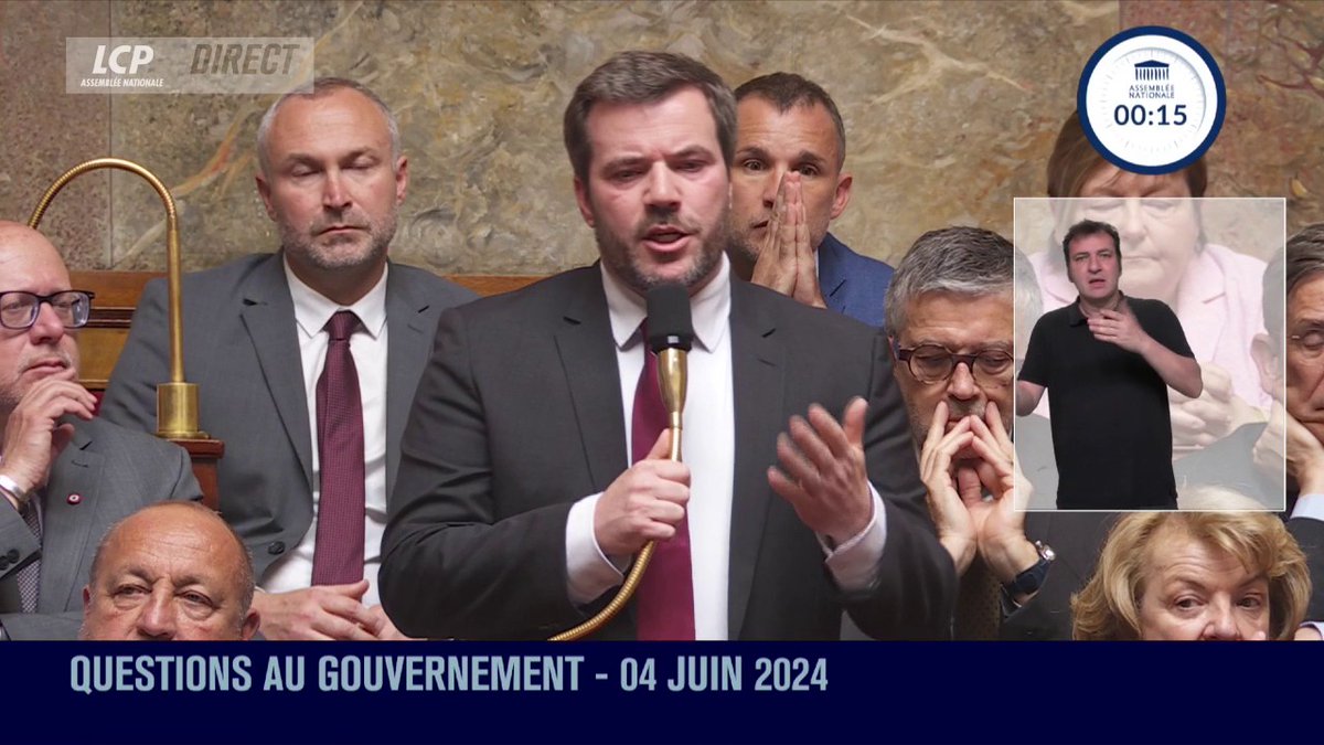 "Nous aimons le peuple israélien, nous aimons les Gazaouis", dit Benjamin Saint-Huile. "Reconnaître maintenant l'Etat de Palestine, c'est accepter de peser sur le conflit". #DirectAN #QAG