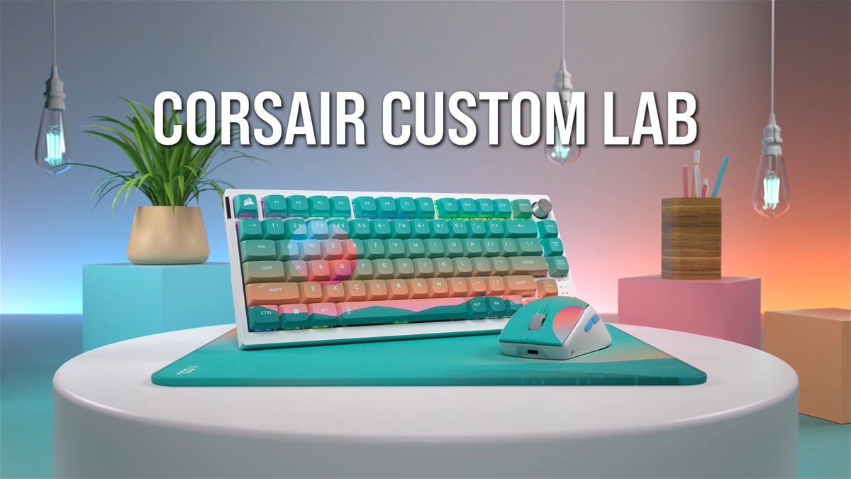 Your Stage, Your Style 🎨 Welcome to CORSAIR Custom Lab - Create a gaming setup as original as you are with a palette of vibrant colors and expressive designs. Available in US: