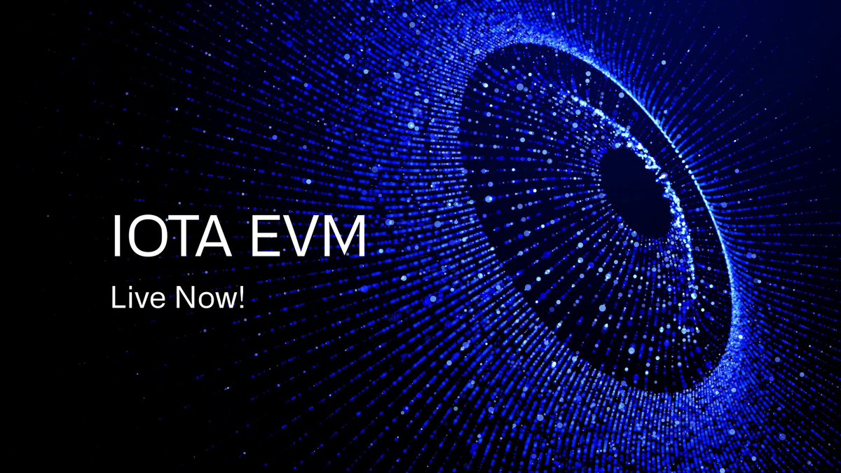 ✨IOTA’s #EVM Mainnet Unleashed✨ Today marks a significant milestone for #RWA and real utility: the launch of #IOTAEVM, a fully EVM-compatible Layer 2 solution for the #IOTA network. Dive into it here, or check the 🧵⤵️🔗