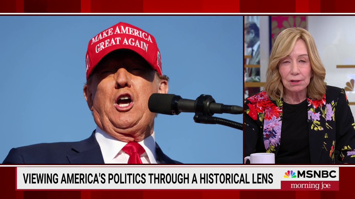 "[Trump's] talking about going backward to retribution, to grievances, to firing generals... that's not what people want. They want to have a vision for what the future is going to be like." — Doris Kearns Goodwin on the regression that could come with a second Trump term
