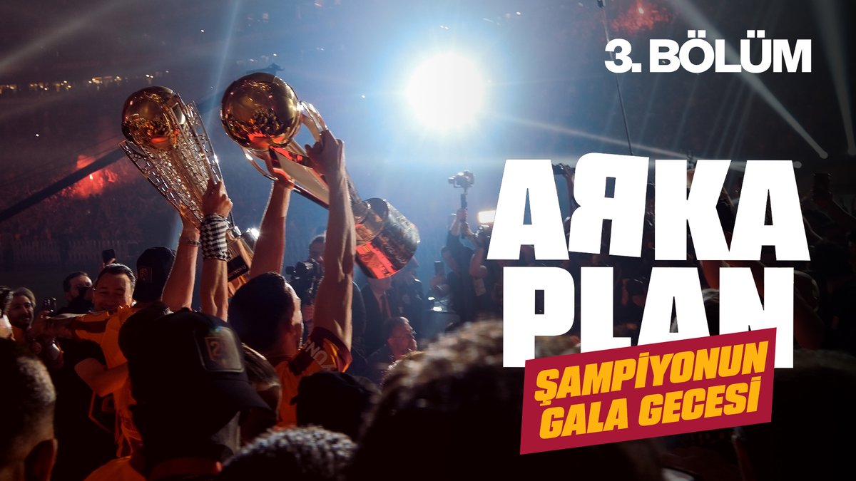 🎥 𝗔𝗿𝗸𝗮 𝗣𝗹𝗮𝗻 - 𝗦̧𝗮𝗺𝗽𝗶𝘆𝗼𝗻𝘂𝗻 𝗚𝗮𝗹𝗮 𝗚𝗲𝗰𝗲𝘀𝗶 şimdi Galatasaray YouTube Katıl'da 𝐘𝐀𝐘𝐈𝐍𝐃𝐀! 🔥 🤩 3 bölüm halinde yayınladığımız birbirinden özel serinin sonuncusunu kaçırmayın! 💛❤️ ▶️