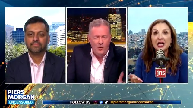 🇵🇸🇮🇱 Piers Morgan confronts the Deputy Mayor of Jerusalem for lying about Hamas and civilian death tolls in Gaza. Fleur: “Piers you seem to be obsessed with counting- Piers: "Yes, I'm obsessed with how many civilians are being killed." Piers Morgan