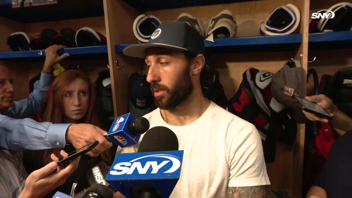 Vincent Trocheck was asked about consoling Igor Shesterkin at the end of Game 6: "I just told him he was our best player and he deserved better."