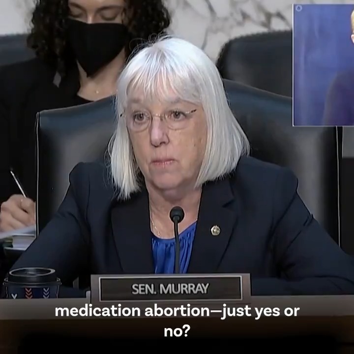 Let's be clear: Senate Republicans specifically invited a witness to today's hearing about abortion rights with dangerous and radical positions, like stating abortion is NEVER necessary to save a woman's life and that basic forms of contraception like IUDs are abortions. WATCH⬇️
