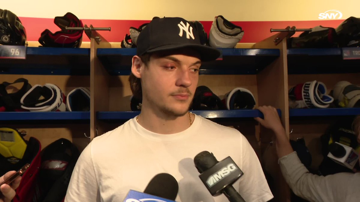 Matt Rempe was asked about his plans for the summer: "First off, I gotta get rid of my eye infection. I look like an idiot. Sorry about that" 😂