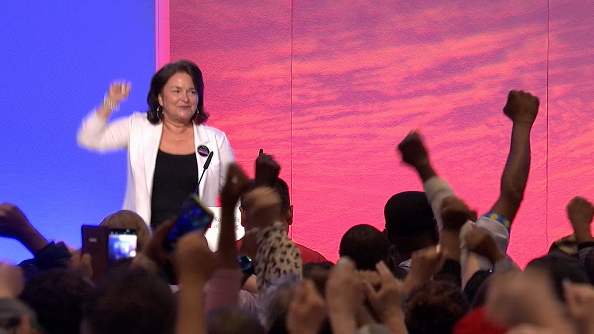 Today at #RCN24, Linda Silas told members why safety-critical nurse-to-patient ratios are vital for patient safety. And she reminded everyone of the power of the nursing voice to create change. Read our demands for nursing this General Election: