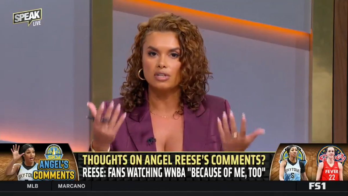 .Joy Taylor reacts to Angel Reese's comments "She's not wrong."