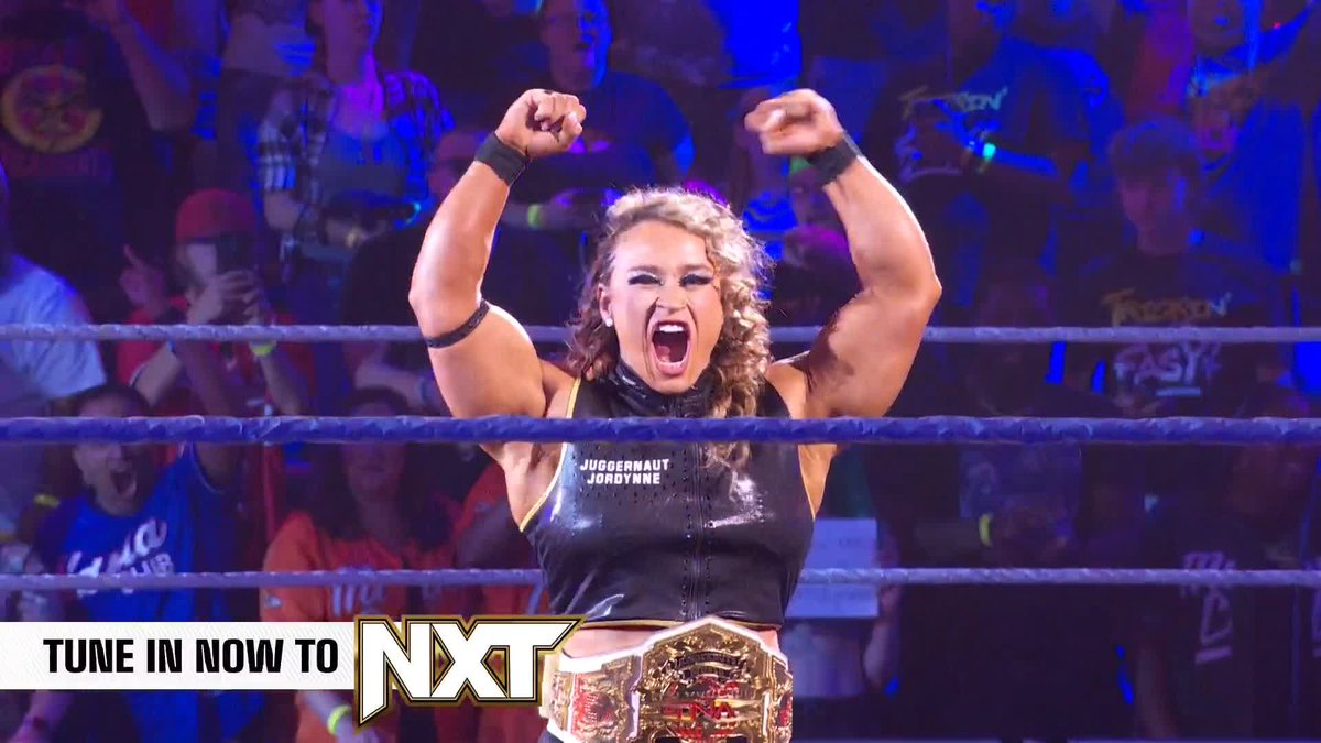 HISTORY. TNA Wrestling Knockouts Champion Jordynne Grace is ready for action TONIGHT on #WWENXT!