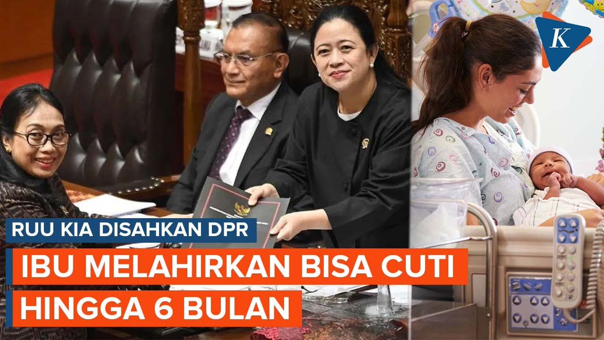 Ibu pekerja yang melahirkan berhak mendapat cuti hingga 6 bulan. Keputusan DPR itu pun mendapat apresiasi dari Menteri PPA dan KPAI. RUU itu diharapkan akan meningkatkan kesejahteraan ibu dan anak Indonesia. | #Ibu #CutiMelahirkan #UUKIA