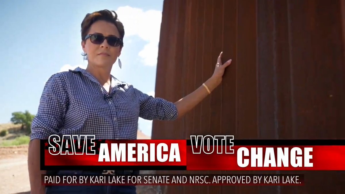 🚨NEW AD🚨 Open-border politicians like Radical Ruben Gallego put all of us in danger A vote for Kari Lake is a vote for a secure border and a secure Arizona Fuel our fight⤵️