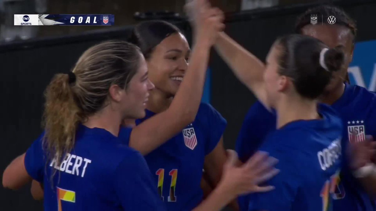 IMMEDIATE IMPACT FROM TRIN, MAL, AND SOPH!!!!! #USWNT x Volkswagen