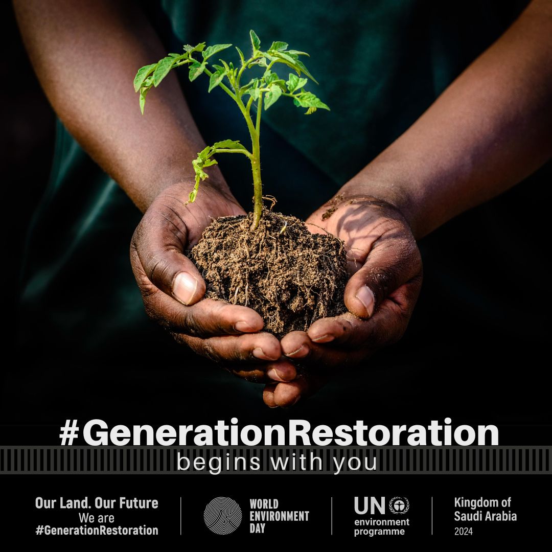 Happy #WorldEnvironmentDay! But the news isn’t so happy when it comes to our planet. Ecosystems are at risk around the world. The good news is that everyone can part of #GenerationRestoration and make a difference today &amp; every day: