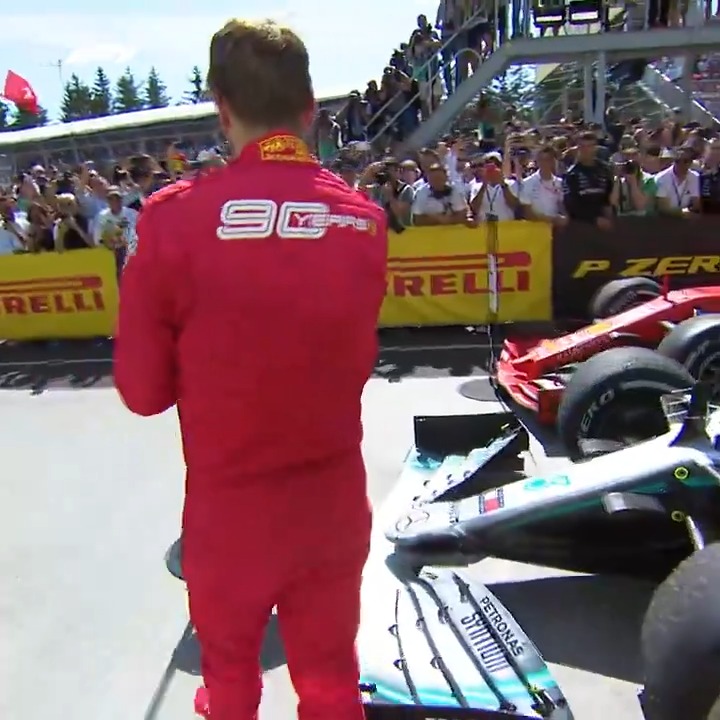 Five years on, Seb's clap back is still iconic 🔀 #F1 #CanadianGP
