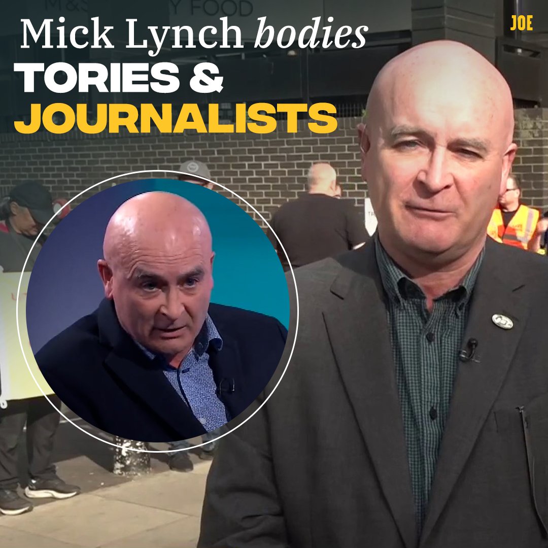 Mick Lynch doing what he does best, embarrassing people.