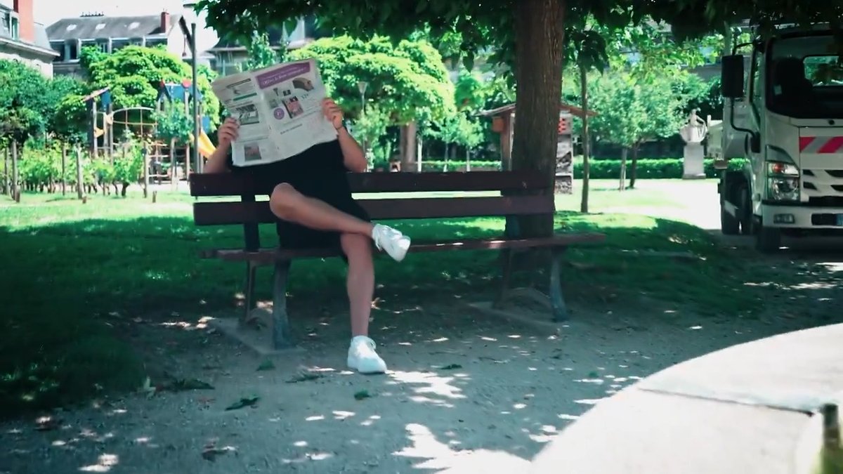 ☀️ On espère que ce magnifique soleil va perdurer... Lui, en tout cas, est bien décidé à s'inscrire à Brive dans la durée ! 🖊️💥 👉