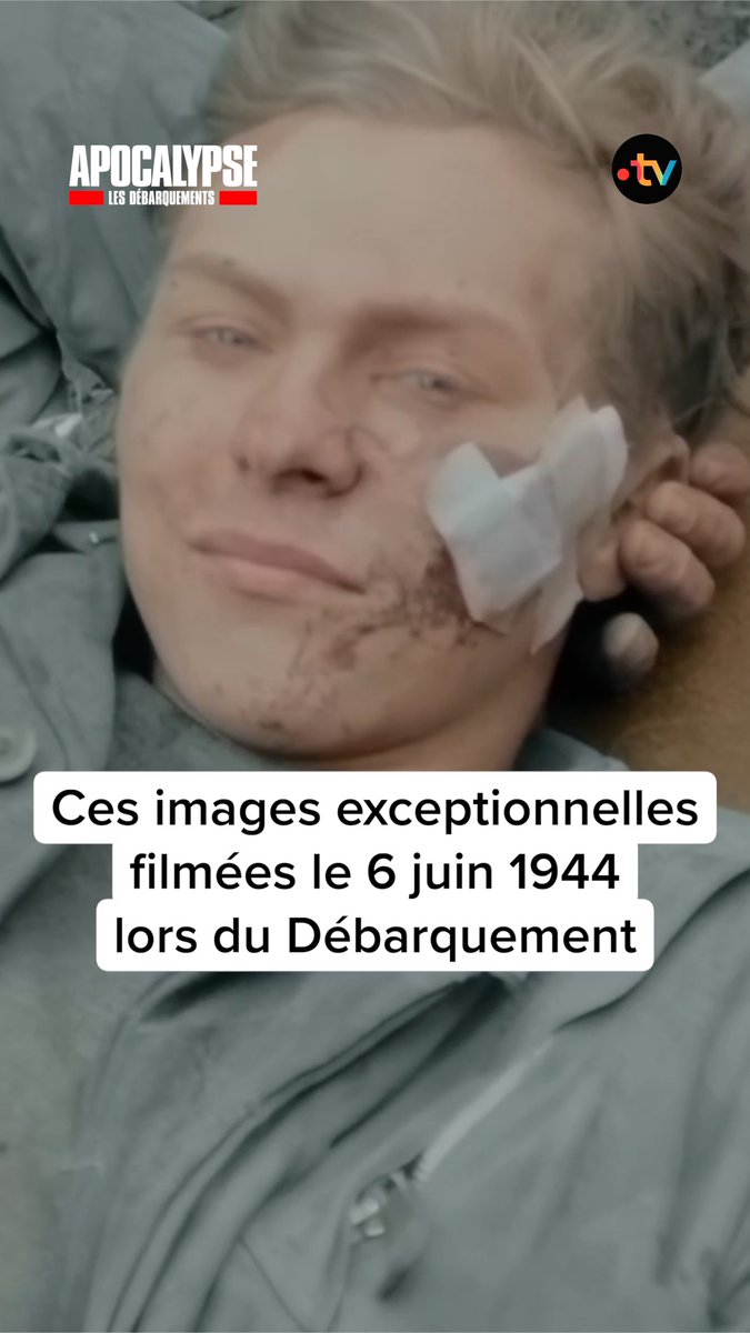 "Il y avait un silence qui donnait la chair de poule." Grâce aux rares reporters présents le 6 juin 1944, comme Robert Capa, ces images et ces témoignages exceptionnels ont pu être rapportés. #Apocalypse #Débarquement