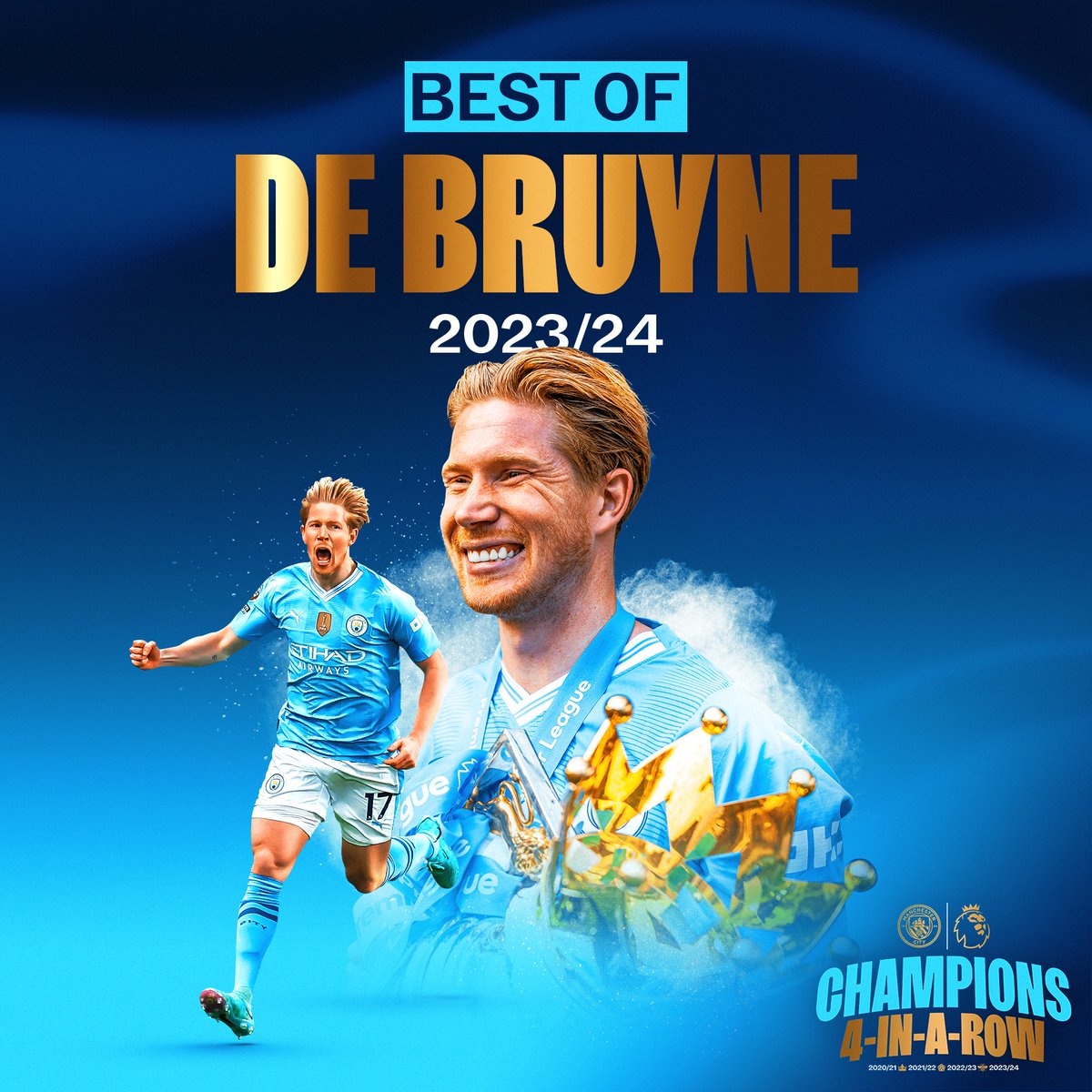 Comeback 𝐤𝐢𝐧𝐠 👑 Relive the story of another memorable Kevin De Bruyne season 🪄📖