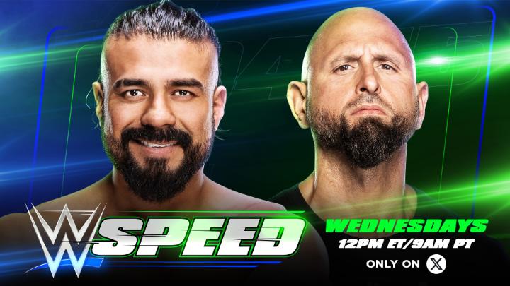 THIS WEEK on #WWESpeed, exclusively on X! Who will advance and face @CiampaWWE next week? Will it be “EL IDOLO” ANDRADE better than MJF!!! or Karl Anderson? 🤔