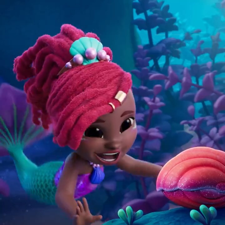 She's making waves 💙 Follow 8-year-old Ariel on her adventures across Atlantica in #DisneyJrAriel, the new animated musical series for preschoolers. Premiering Thursday June 27 on Disney Jr.. Available next day on Disney+.