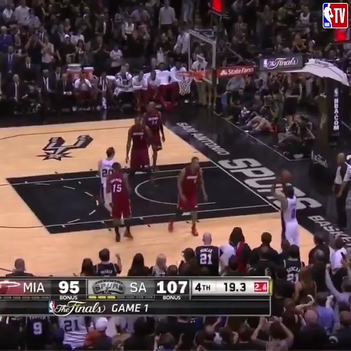 Happy 10-year anniversary to the AC malfunctioning in San Antonio for Game 1 of the NBA Finals. Spurs finished the 4th quarter on a 31-9 run, hitting 14-of-16 shots to beat the Heat: