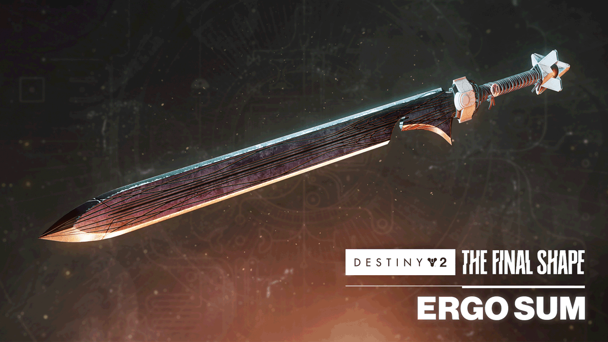Bring the mayhem. Rolling with random exotic traits, the first special ammo sword - Ergo Sum - arrives with The Final Shape. 🔺
