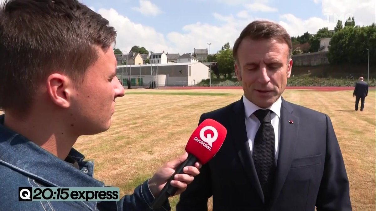 Alors qu'il se rendait en Normandie pour la commémoration du 80eme anniversaire du Débarquement, nous avons pu interviewer Emmanuel Macron. Il justifie l’absence de Vladimir Poutine à la cérémonie du "D-Day" en évoquant une « trahison » du président russe.