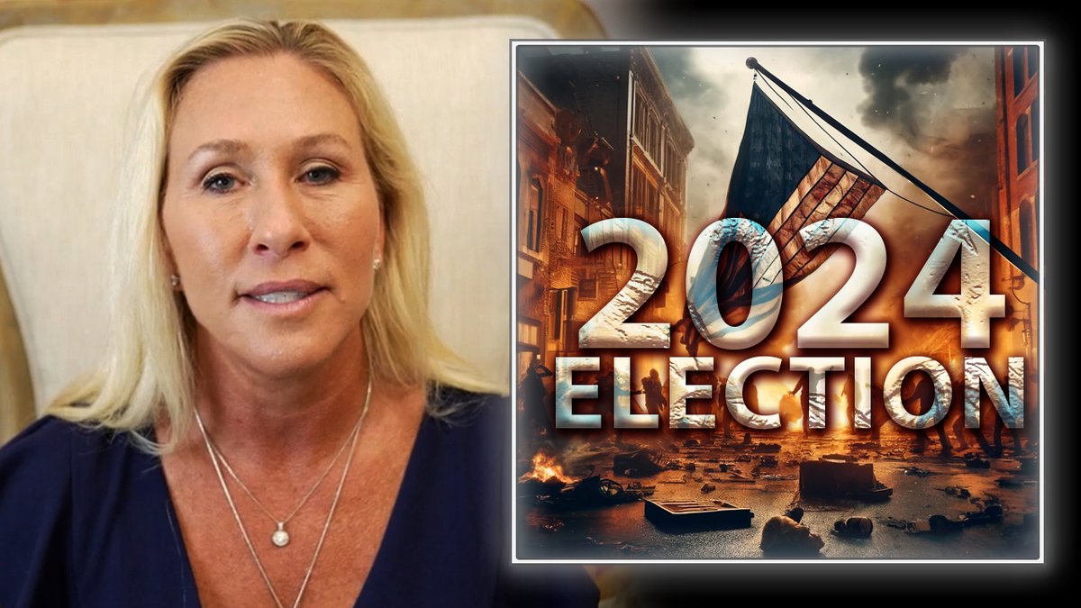 BREAKING EXCLUSIVE: MTG Predicts Deep State Planning Civil Unrest / War To Cancel 2024 Election Rep. Marjorie Taylor Greene🇺🇸