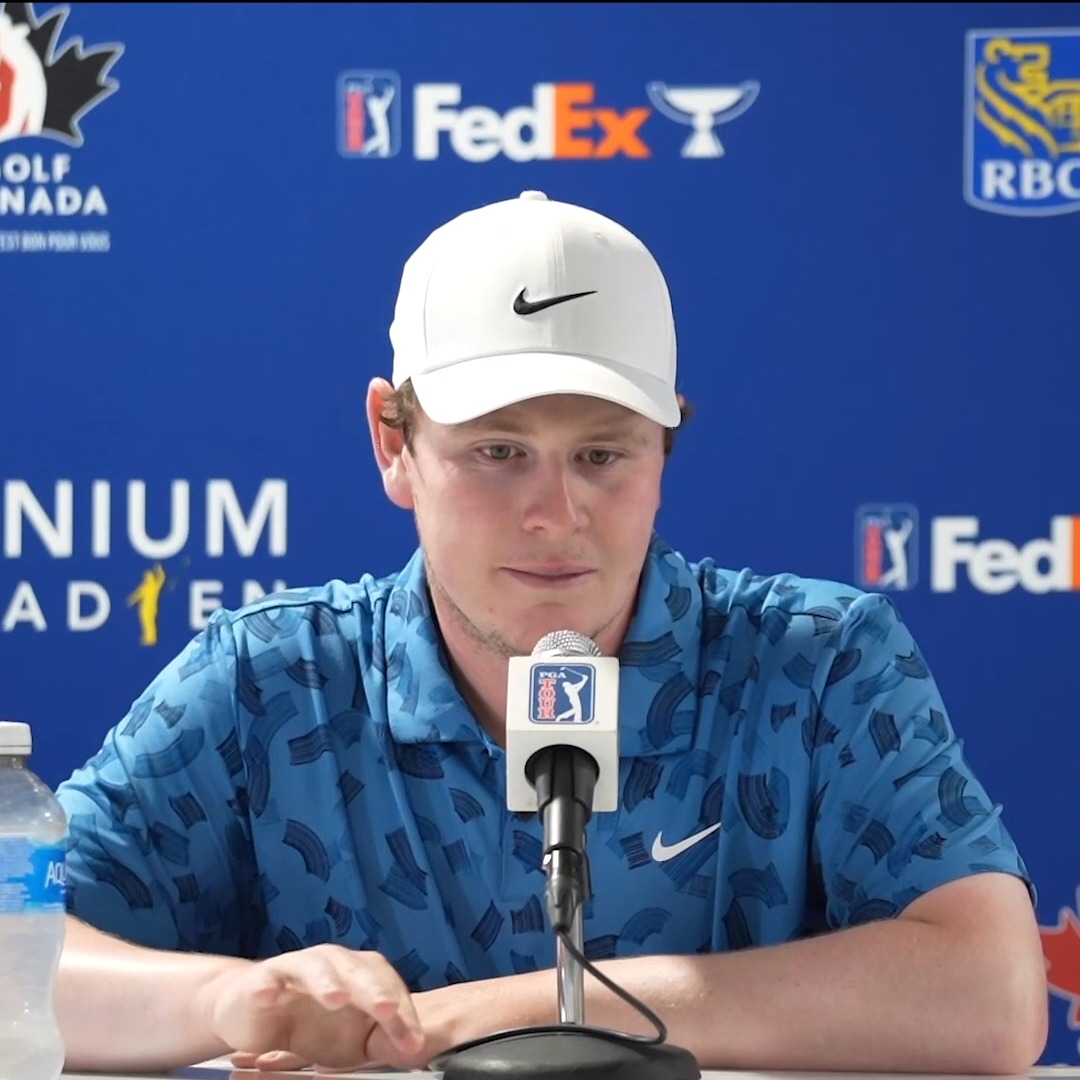 "Hitting a white ball across the golf course isn’t the most important thing." -Robert MacIntyre