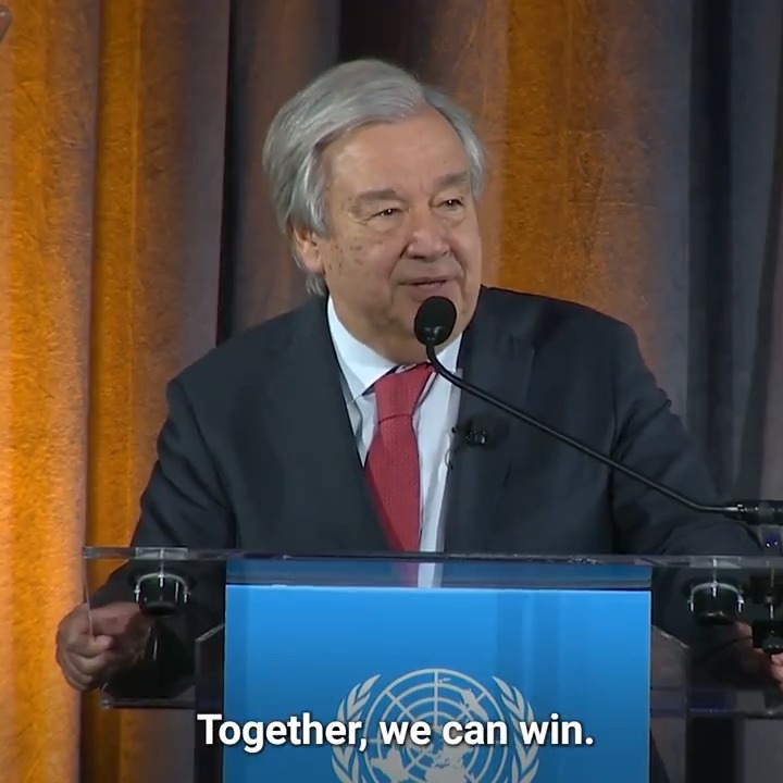 My message to young people, civil society &amp; other climate activists: You're on the right side of history. You speak for the majority. Keep it up. Don’t lose hope. It’s We the Peoples vs. the polluters and the profiteers. Together, we can win.